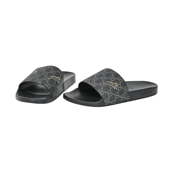 Gucci Men\'s GG Supreme Tiger Pint Slides main image 7